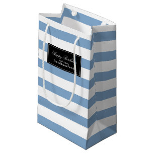 Bolsa De Regalo Pequeña Patrón de franjas de ventana