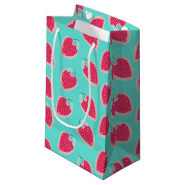 Bolsa De Regalo Pequeña Patrón de fresa de fresa