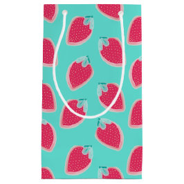 Bolsa De Regalo Pequeña Patrón de fresa de fresa