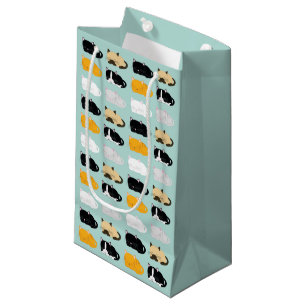 Bolsa De Regalo Pequeña Patrón de gatos