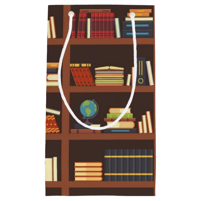 Bolsa De Regalo Pequeña Patrón de libro (Anverso)