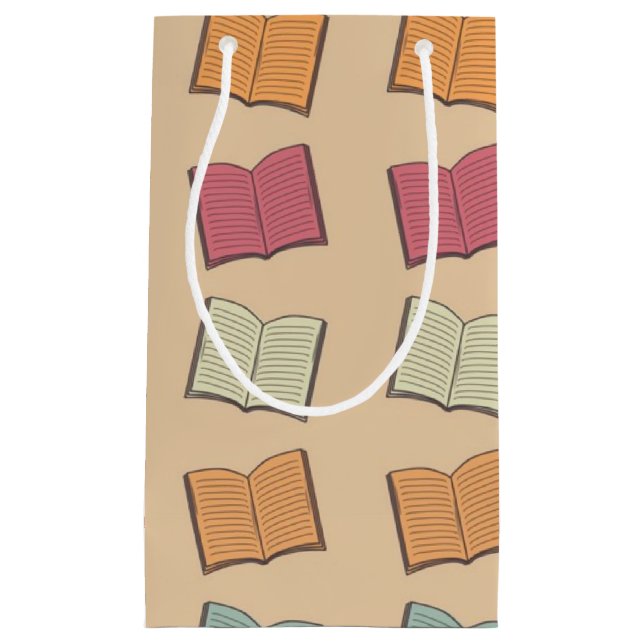Bolsa De Regalo Pequeña Patrón de libro (Anverso)