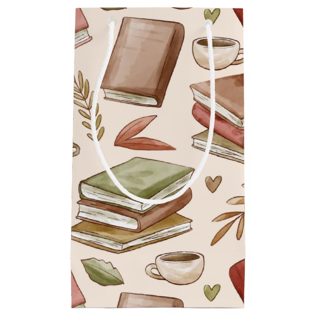 Bolsa De Regalo Pequeña Patrón de libro (Anverso)