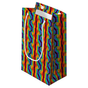 Bolsa De Regalo Pequeña Patrón de puño arco iris