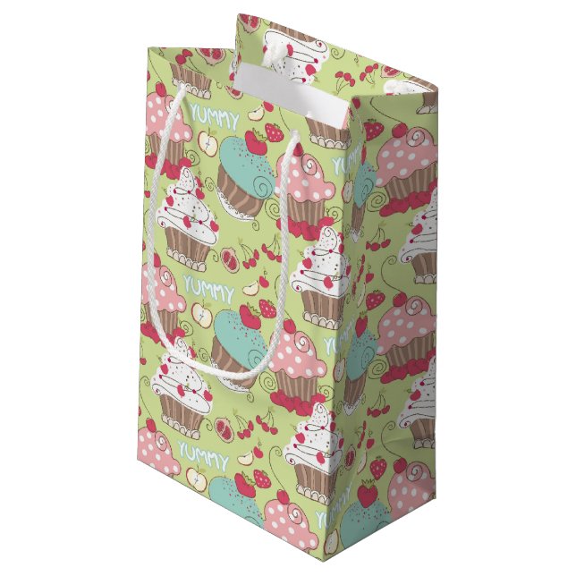 Bolsa De Regalo Pequeña Patrón de tarta (Angulo reverso)