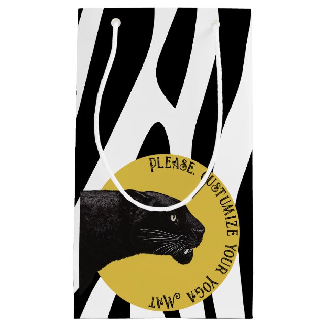 Bolsa De Regalo Pequeña Patrón de tigre en vector (Anverso)