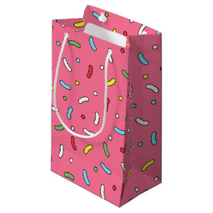 Bolsa De Regalo Pequeña Patrón de vaina rosada divertida