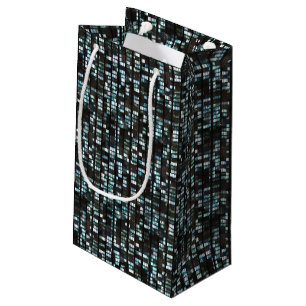 Bolsa De Regalo Pequeña Patrón de ventanas iluminado