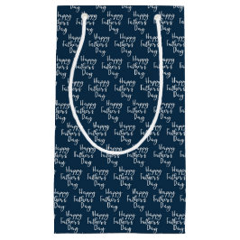 Bolsa De Regalo Pequeña Patrón del Día del Padre Feliz