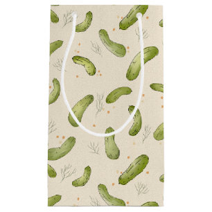 Bolsa De Regalo Pequeña Patrón Dill Pickle