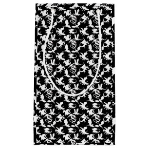 Bolsa De Regalo Pequeña Patrón Dragon 01.bx4 Negro BG