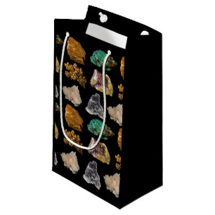 Bolsa De Regalo Pequeña Patrón fotográfico de la naturaleza de los miner