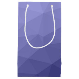 Bolsa De Regalo Pequeña Patrón geométrico de malla azul violeta púrpura