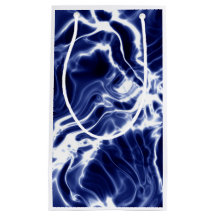 Patrón giratorio azul