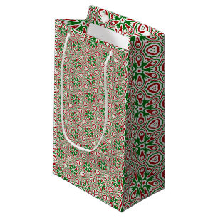 Bolsa De Regalo Pequeña Patrón Kaleidoscope navidades