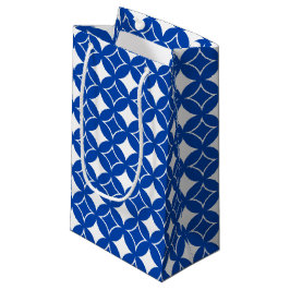 Bolsa De Regalo Pequeña Patrón naval azul y blanco