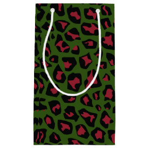 Bolsa De Regalo Pequeña Patrón sin foco de leopardo