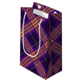 BOLSA DE REGALO PEQUEÑA PATRONES DE HALLOWEB DE COLORES BRILLANTES