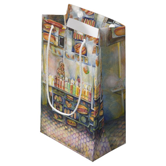 Bolsa De Regalo Pequeña Peligrosamente Cerca De La Diversión (Angulo Anverso)