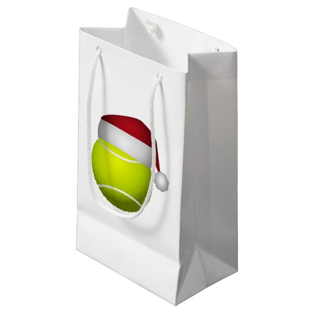 Bolsa De Regalo Pequeña Pelota de tenis de navidades (Angulo Anverso)