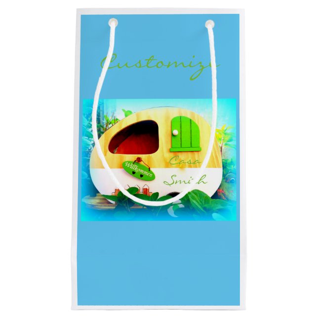 Bolsa De Regalo Pequeña Pequeña casa personalizada Thunder_Cove (Anverso)