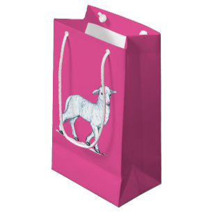 Bolsa De Regalo Pequeña Pequeño cordero blanco