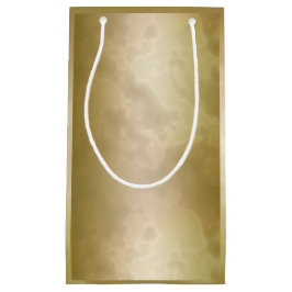 Bolsa De Regalo Pequeña Pequeño de mármol subió oro