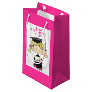 Bolsa De Regalo Pequeña Pequeño graduado Chica pelo rubio
