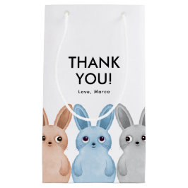 Bolsa De Regalo Pequeña Pequeños conejitos gracias