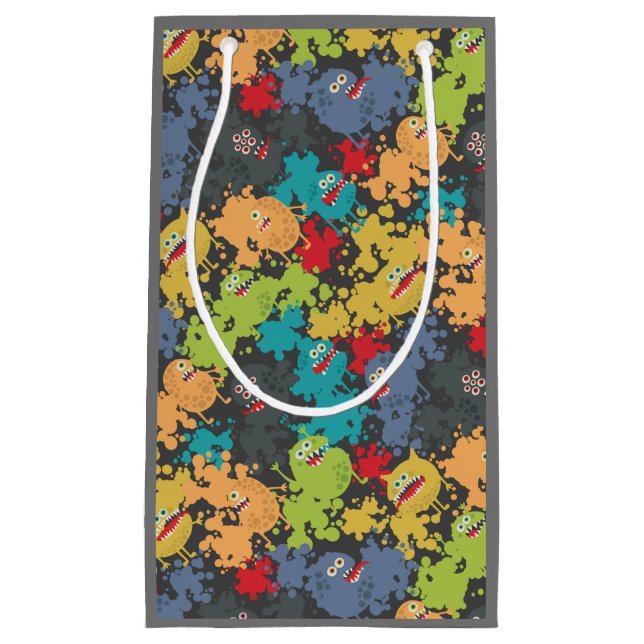 Bolsa De Regalo Pequeña Pequeños monstruos graciosos (Anverso)