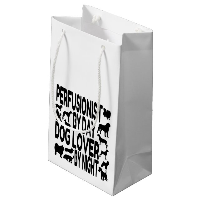 Bolsa De Regalo Pequeña Perfusionista ama a los perros (Angulo reverso)