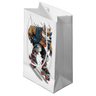 Bolsa De Regalo Pequeña Perro con patines en línea