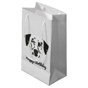 Bolsa De Regalo Pequeña Perro dálmata con manchas negras