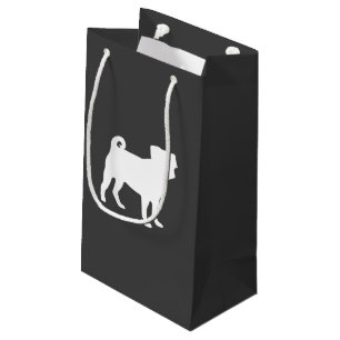 Bolsa De Regalo Pequeña Perro Pug Tema de Baby Shower Puppy Género Neutral