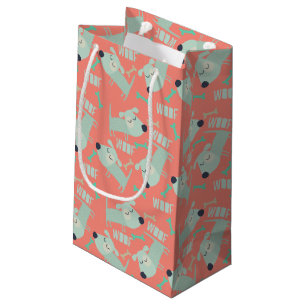 Bolsa De Regalo Pequeña Perros y huesos de madera