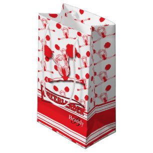 Bolsa De Regalo Pequeña Personalice a la animadora roja