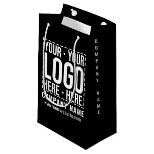 Bolsa De Regalo Pequeña Personalizado Business Logo Empresa Corporativa Gu