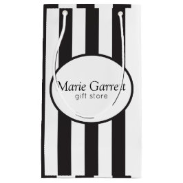 Bolsa De Regalo Pequeña Personalizado de bandas negras clásicas