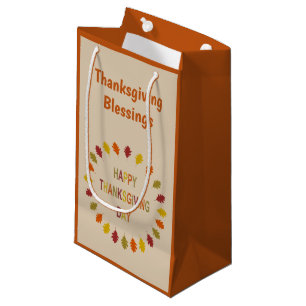 Bolsa De Regalo Pequeña Personalizado de las hojas de roble de Acción de G