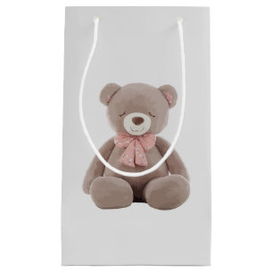 Bolsa De Regalo Pequeña Personalizado rosa del oso