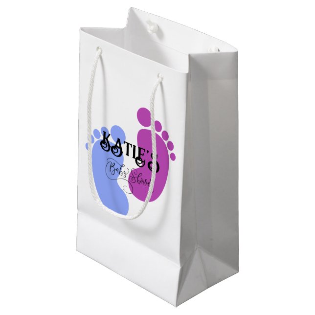 Bolsa De Regalo Pequeña Personalízalo Unisex Baby Feed Flat Icon (Angulo Anverso)