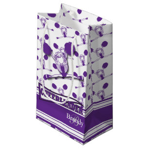 Bolsa De Regalo Pequeña Personalizar animadora púrpura