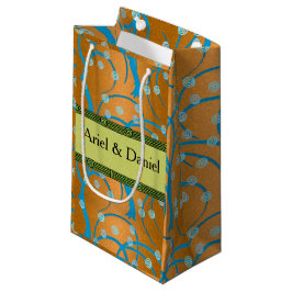 Bolsa De Regalo Pequeña Personalizar Gold Jasmine Flapper Style