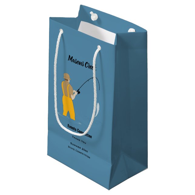 Bolsa De Regalo Pequeña Pesca (Angulo Anverso)