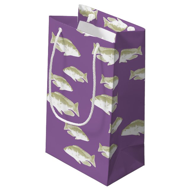 Bolsa De Regalo Pequeña Pescado morado (Angulo reverso)