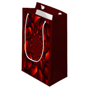 Bolsa De Regalo Pequeña Pétalo Rojo Negro Azul