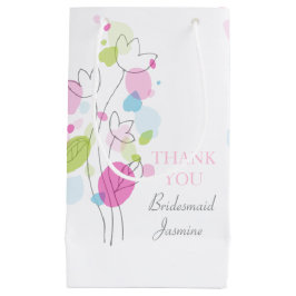Bolsa De Regalo Pequeña Pétalos de confetti boda Bridesmaid regalo