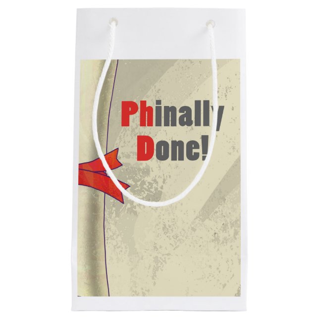 Bolsa De Regalo Pequeña Phinally hecho (Anverso)