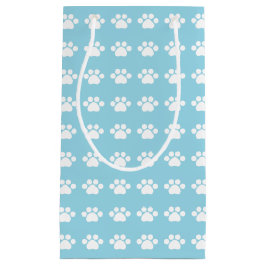 Bolsa De Regalo Pequeña Pintas de pintura en fondo azul