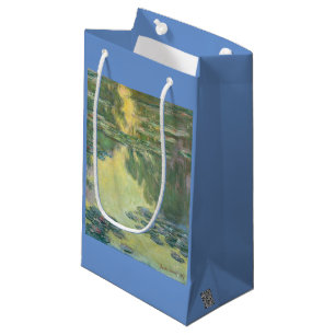 Bolsa De Regalo Pequeña Pintura clásica Claude Monet, Waterlilies (1907)
